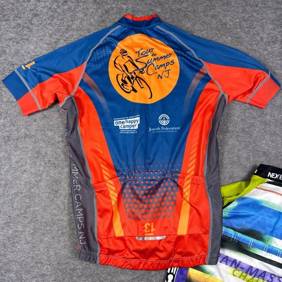 Cycling Jersey Mens Small Lot of 2 Boston Red Sox Tour De Summer Camps NJ - Picture 8 of 9